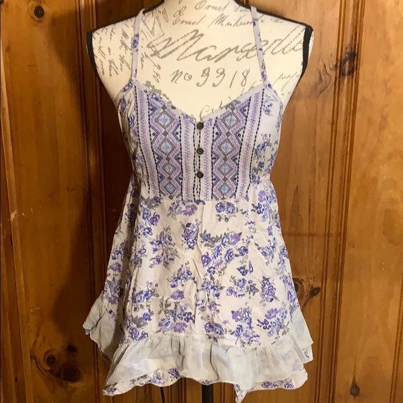 Decree Tops - Floral Decree M tank